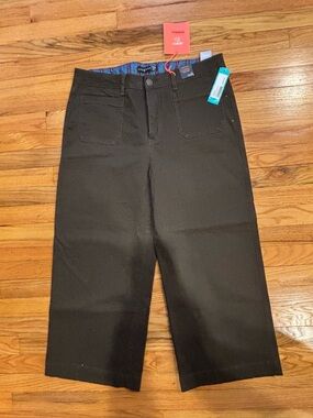 one 5 one Dark Brown High-Rise Wide Leg Pants
